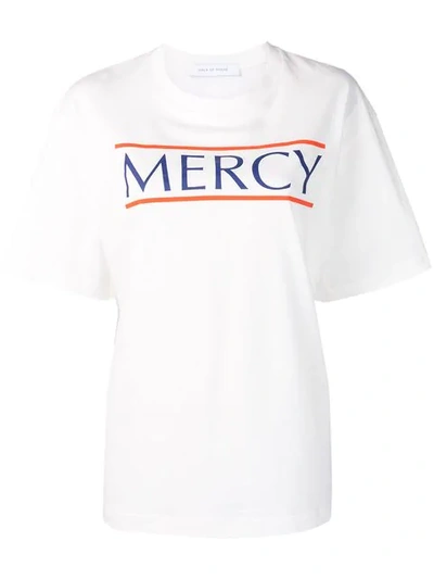 Walk Of Shame 'mercy' T-shirt In White