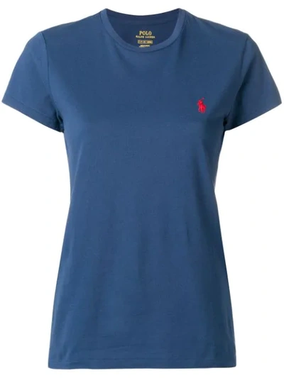 Polo Ralph Lauren Chest Logo T In Blue