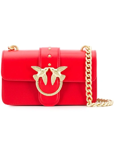 Pinko Mini Love Simply 2 Shoulder Bag - Red