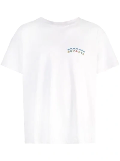 Enfants Riches Deprimes Graphic Logo Printed T In White
