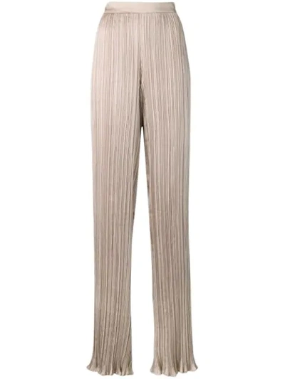 Max Mara High Waisted Trousers In 007 Beige
