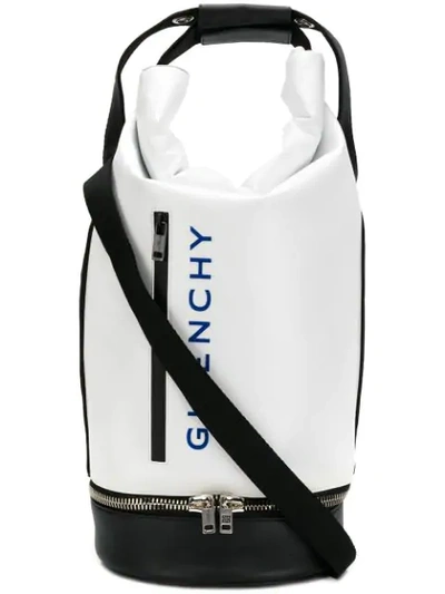 Givenchy Large Jaw Hybrid Bag In White