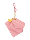 Prada Keychain Trick With Bananas Charm In Pink