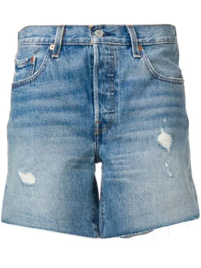 Levi's Highways Denim Shorts In Blue