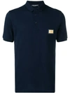 Dolce & Gabbana Poloshirt Mit Logo In Blue