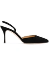 Sergio Rossi Godiva Sling Pumps In Black