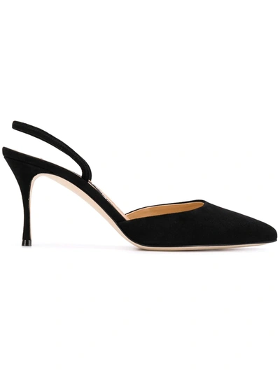 Sergio Rossi Godiva Sling Pumps In Black