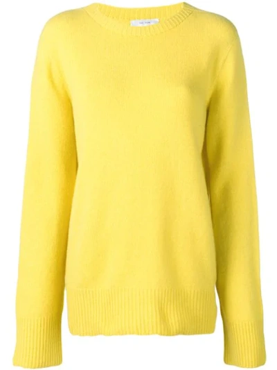 The Row Oversized Jumper In Yellow