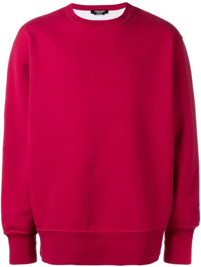Calvin Klein 205w39nyc Crew Neck Sweatshirt In Pink