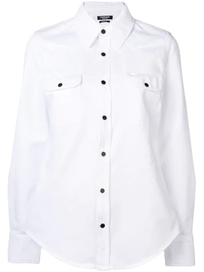 Calvin Klein 205w39nyc Oversized Style Shirt In White
