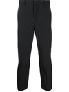 Neil Barrett Elasticated-ankle Tailored Trousers In Nero