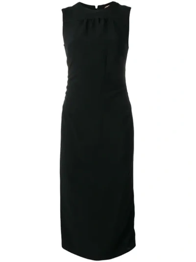 N°21 Pencil-styled Midi Dress In Black