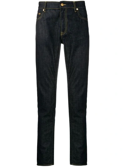Love Moschino Slim-fit Jeans In Blue