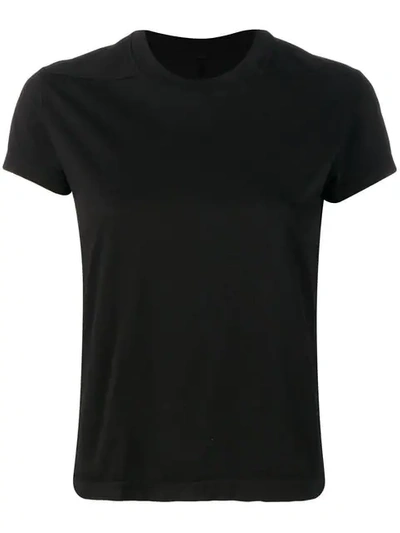 Rick Owens Drkshdw Cropped Casual T In Black