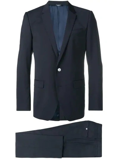 Dolce & Gabbana Formal Two-piece Suit In Blue