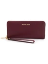 Michael Kors Continental Wristlet In Purple