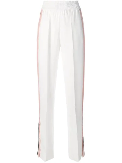 Pinko Side Stripe Track Pants In White