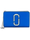 Marc Jacobs Snapshot Compact Wallet In Blue