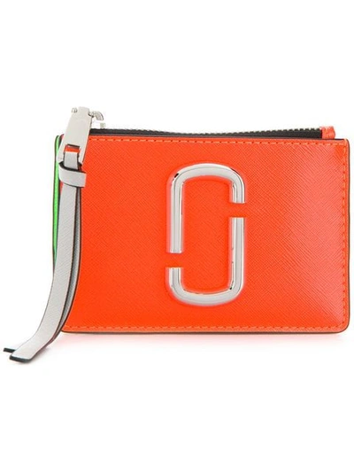 Marc Jacobs Snapshot Mini Compact Wallet In Orange
