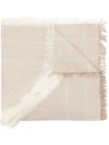 Gucci Reversible Jacquard Knit Scarf - Neutrals