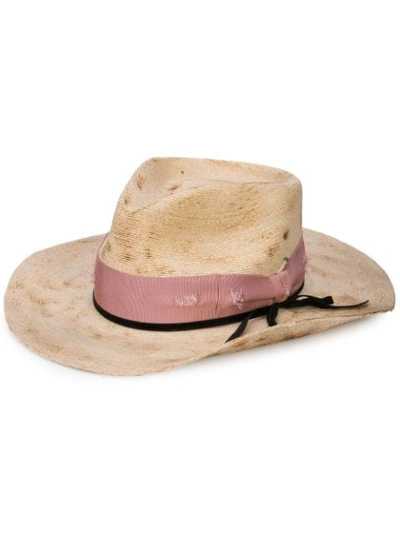 Nick Fouquet Wide Brim Hat In Natural