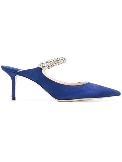 Jimmy Choo Bing 65 Mules In Blue ModeSens