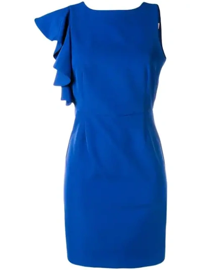 Blugirl Fitted Mini Dress In Blue
