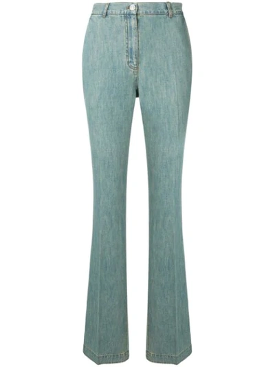 Bottega Veneta Flared Jeans In 4702 Tweedia