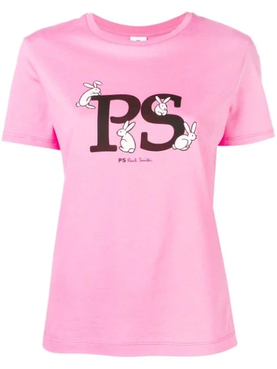 Ps By Paul Smith Short Sleeved T In Pink
