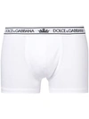 Dolce & Gabbana Logo Fitted Boxers In White