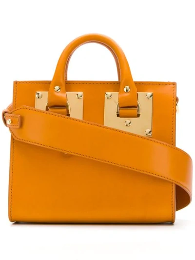 Sophie Hulme Albion Mini Bag In Orange