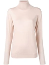 Stella Mccartney Roll Neck Jumper In Pink