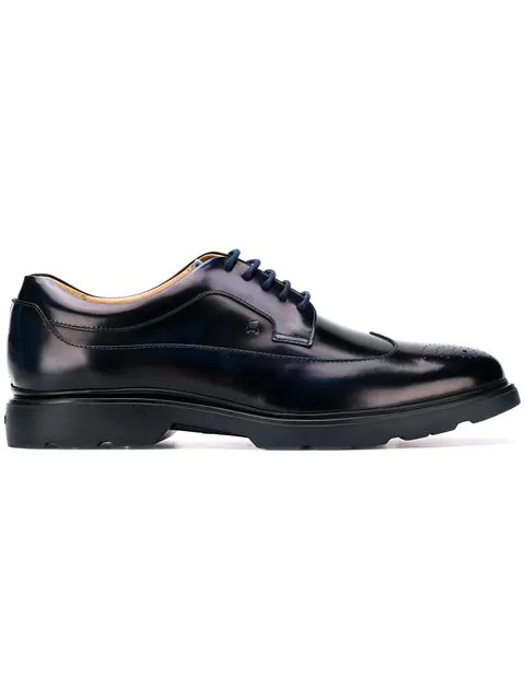 Hogan Lace-up Derby Shoes In Blue | ModeSens