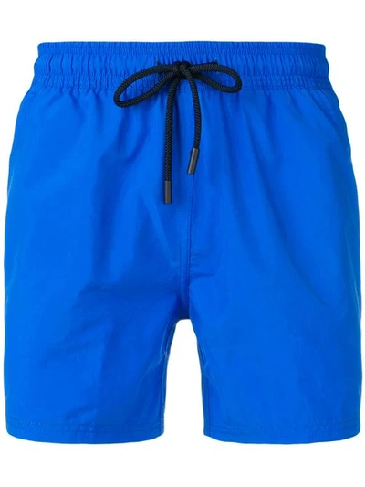 Etro Drawstring Swim Shorts In Blue