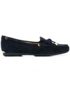 Michael Michael Kors Bow Detail Loafers In Blue
