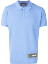 Dsquared2 Logo Patch Polo Shirt In Blue