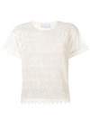 Philosophy Di Lorenzo Serafini Embroidered Blouse In White