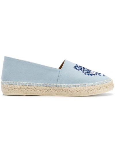 Kenzo Espadrilles Mit Tiger-logo In Blue