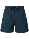 Mcq By Alexander Mcqueen Swallow Swim Shorts In Blue