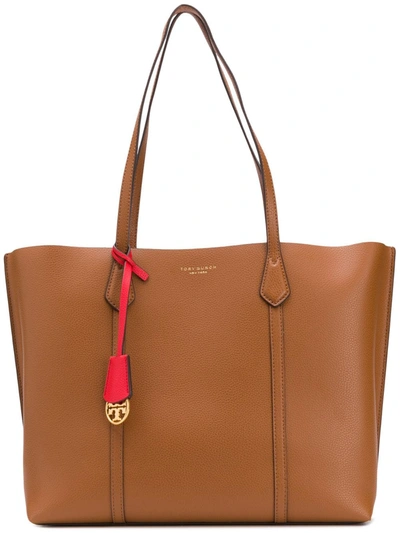 Tory Burch Classic Shopper Bag In Brown