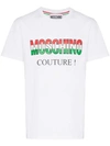 Moschino T-shirt Mit Logo In White