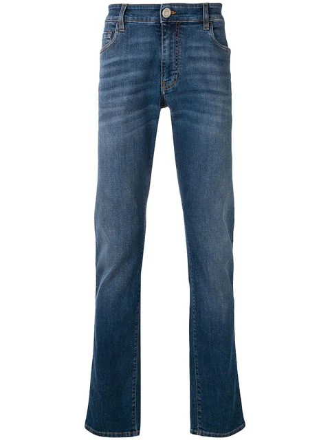 Billionaire Slim-fit Jeans In 08 Middle Blue | ModeSens