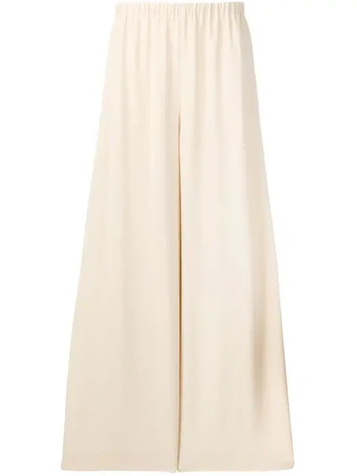 The Row Plain Palazzo Pants In Neutrals