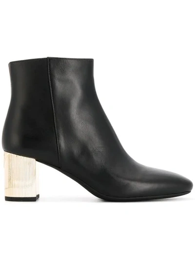 Michael Michael Kors Paloma Mid-heel Boots In Black