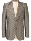 Gucci Gg Suit Jacket - Brown