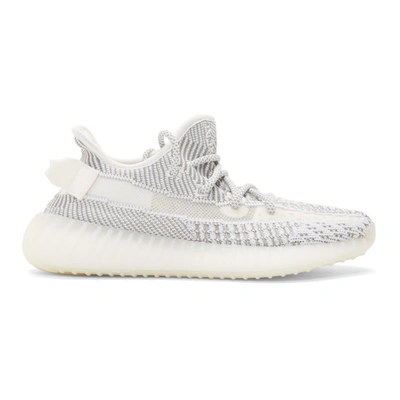 Yeezy White And Grey  Boost 350 V2 Sneakers