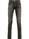 Balmain Slim Fit Jeans In Black