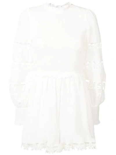 Zimmermann Primrose Daisy Romper In White