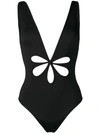 Zimmermann Primrose Cut Out Swimsuit - Black