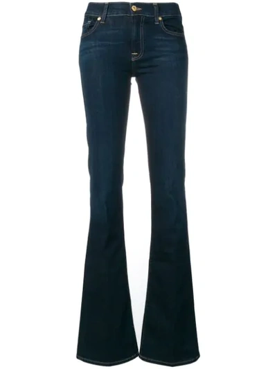 7 For All Mankind Bootcut Jeans In Blue